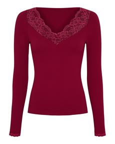 TIM OG SIMONSEN T-SHIRT, BELEN BLOUSE COSTINA, BORDO